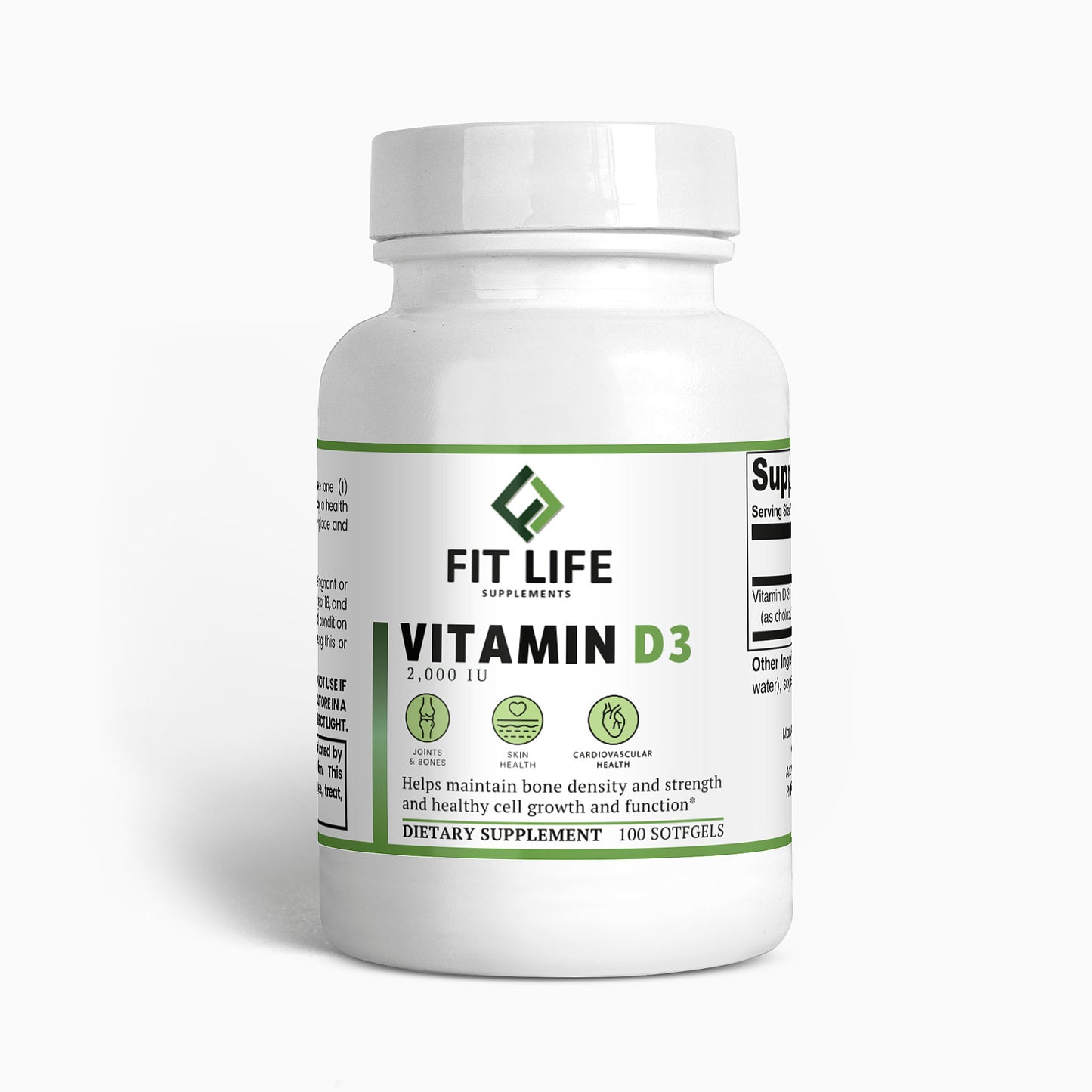 Health & Wellness - Vitamin D3 (2,000 IU)