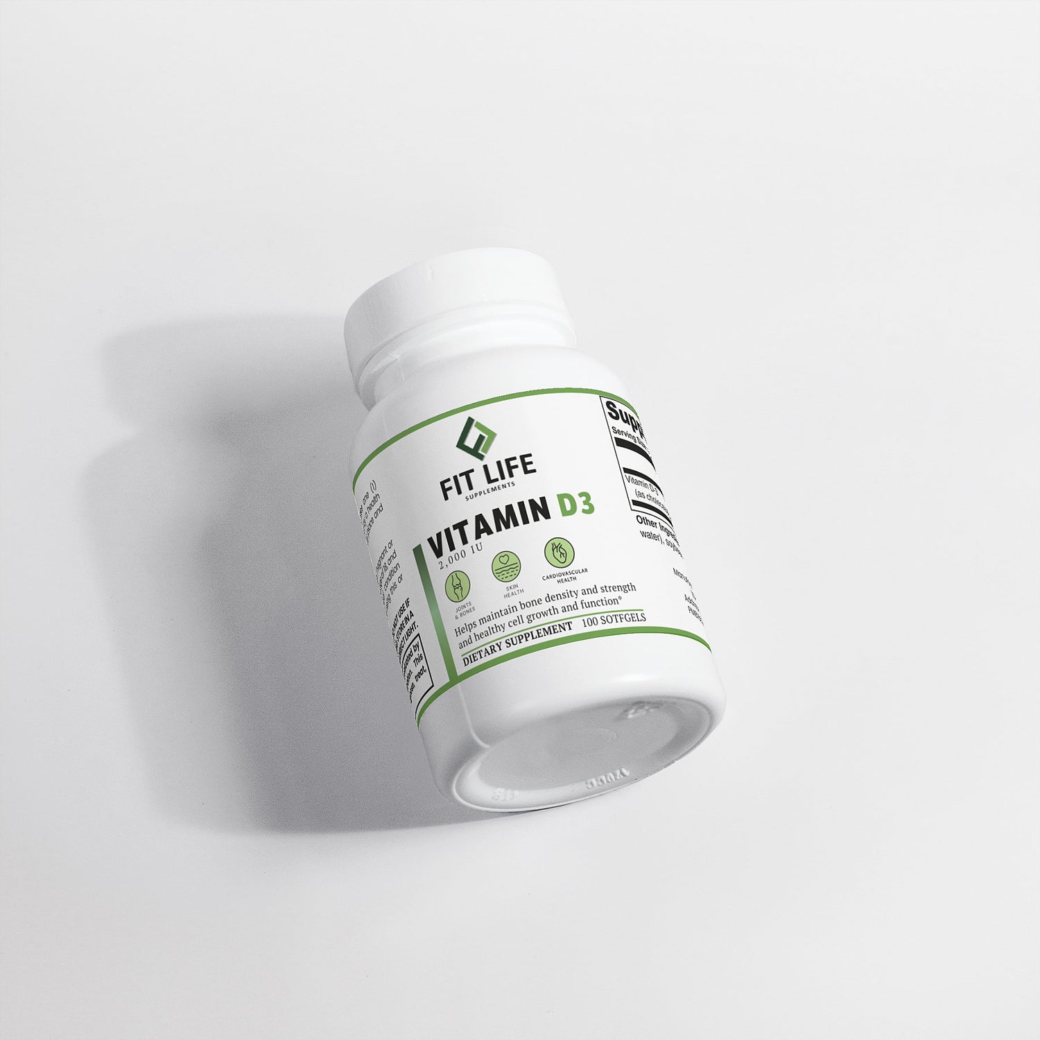 Health & Wellness - Vitamin D3 (2,000 IU)