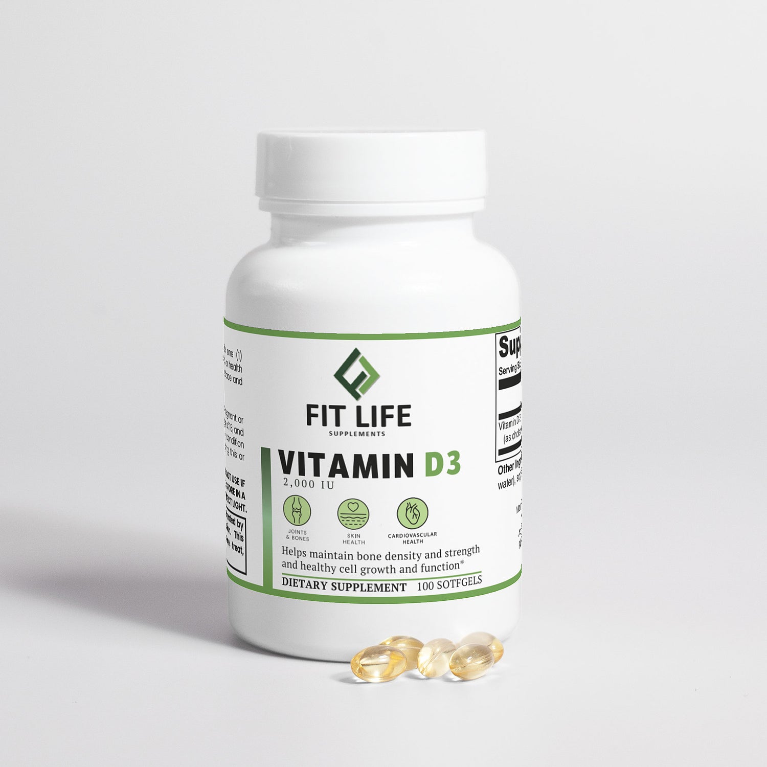 Health & Wellness - Vitamin D3 (2,000 IU)